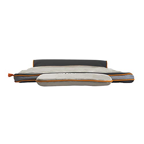 HoMedics Body Flex Back Stretching Mat with Heat, 6 Stretching Programs and 3 Intensity Levels with Removable Memory Foam Pillow for Full Body Coverage, Portable for Yoga, Athletes, Home Gym