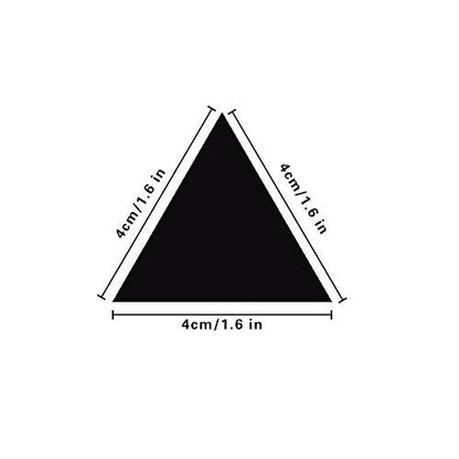245 Triangle Shape Wall Decal Vinyl Stickers, Removable Lovely Triangle Picture Art DIY Sticker Mural for Bedroom Playroom Living Room Home Window Door Decoration