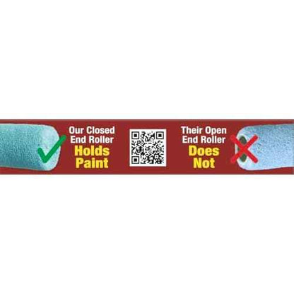 Paint Roller Cover, Microfiber, 9 x 1/2-In. Nap