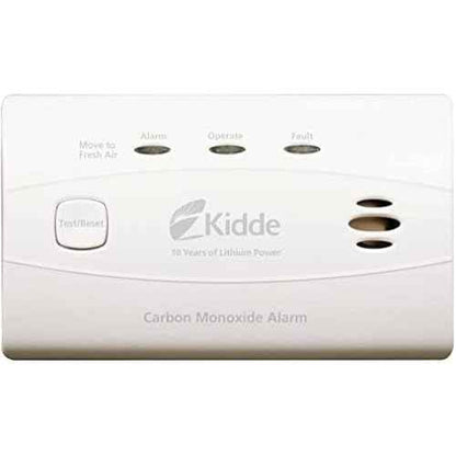 Kidde Carbon Monoxide Detector with 10-Year Battery, 3 LEDs, Replacement Indicator, Test-Reset Button