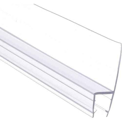 78" Shower Door Side Seal Strip for 1/2" Frameless Glass Shower Door Clear Polycarbonate