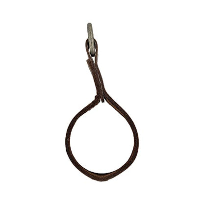 Hide & Drink, Set of 4 Loop Attachments for Suspenders, Tool Belt Accessories, Wedding Ceremonies, Dinner Parties, Rustic Accessories, Full Grain Leather, Handmade, Bourbon Brown