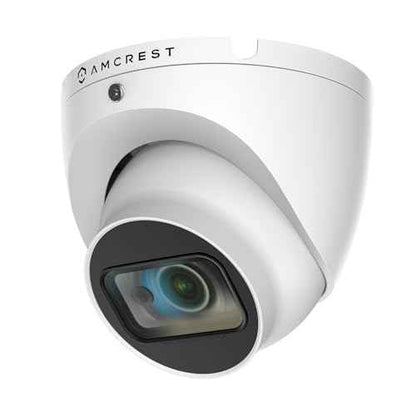 Amcrest Analog Outdoor Security Camera Dome 2MP 1080P @ 30fps, Quadbrid, 129¡Æ FOV, White (Not an IP Camera) (DVR Required, Not Included) AMC1080DM28-W