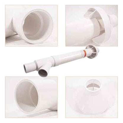CVENT-2 2-Inch Concentric Kit for Tankless Gas Water Heater and High-Efficiency Furnaces Dimensions 7.75" x 34.75" x 6.75" White