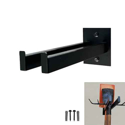 Wall Mounted Tool Rack, Heavy Duty Tool Rack for Heavy Tools Such as Shovels And Rakes, With Metal Screws and Anchors