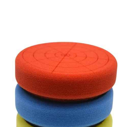 5Pcs 3Inch Buffing Sponge Pads Kit for Buffer Polisher, Cutting, & Car Polish Pads Premium Hook & Loop Buffing Polishing Pads Kit, 3inch Cutting Pads for Car Buffer Polisher Polishing