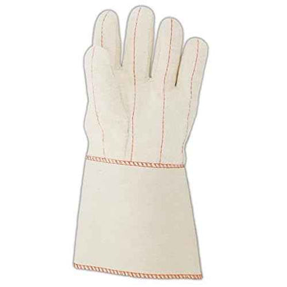 MAGID 95KGT Heater Beater 20 oz. Cotton Canvas Hot Mill Gloves, Men's (Fits Large), Natural, Men's (Fits Large) (Pack of 12)