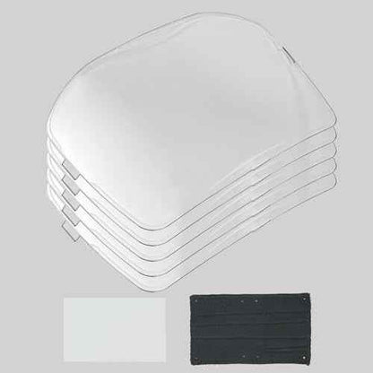 06-0201-30 Outside Lenses For 9100XX and 9100XXVI Helmet/Hood,Welding Starter Kit 9100XX includes inside protection plates and a sweatband,2.80" x 4.20" ADF Viewing Area