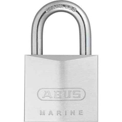 ABUS 75IB/40 Marine Grade Chrome Plated Brass Padlock, Stainless Steel Shackle, Keyed Different