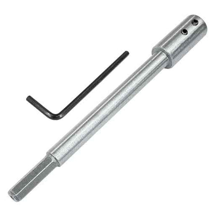 Litoexpe 7 Inch Extra Long Forstner Bit Extension for Adding Over 5-5/8 Inches of Drilling Depth to Your 3/8 Inches Round or Hex Shafts Forstner Bit for Wood Turners, Furniture and Construction