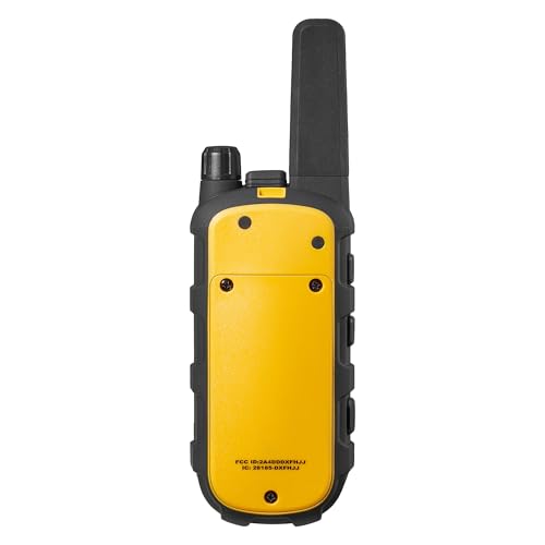 DEWALT DXFRS800 FRS Walkie Talkies Long Range 2 Way Radio, 2 Watt, Waterproof & Rechargeable, 2 Pack