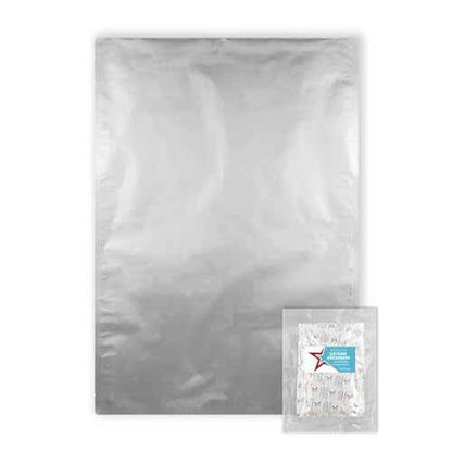PackFreshUSA: 5-Gallon (20" x 30") AirTight Mylar Bags - 2000cc High-Capacity Oxygen Absorbers Long-Term Food Storage ? Heavy Duty 5.5 Mil Thick (Per Side) - Heat Sealable - Food Grade - Pack of 5