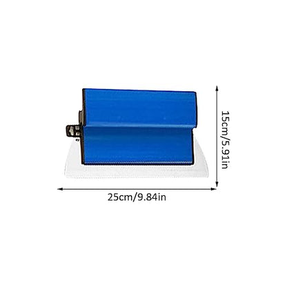 Drywall Skimming Blade, Stainless Steel Blade, Durable High Grade Skimming Drywall Smoothing Spatula Plastering Painting Finishing Trowel Wall Plastering Tools for Wall-Board(Blue,SIZE:25cm)