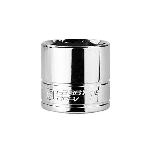 Capri Tools 1 in. Shallow Socket, 3/8-Inch Drive, 6-Point, SAE