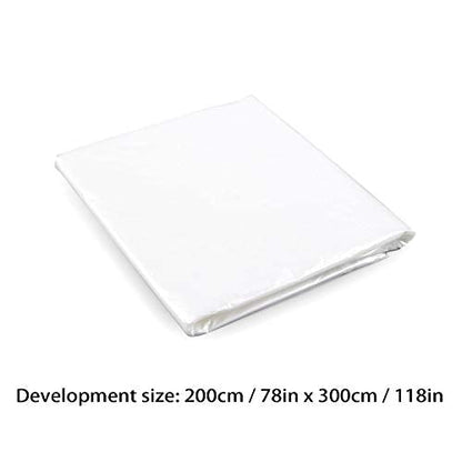 5 Sheets Plastic Drop Cloths, Plastic Sheeting Plastic Painting Tarp Paint Drop Cloth Waterproof Plastic Cover Anti-dust Furniture Cover Couch Cover for Painting Floor (2 x 3m/ 6.56 x 9.8 Feet)