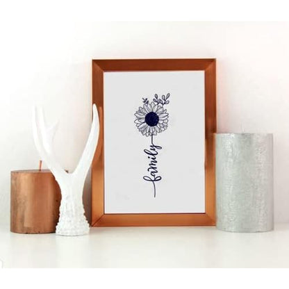 JAJADO Home Sweet Home Silk Screen Stencils Family Chalk Paste Transfers Farmhouse Stencils Reusable Screen Printing Stencils for Painting on Wooden Front Porch Sign, Canvas, Wall DIY Home Decor