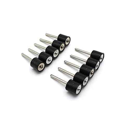 10 pc 1/2 Inch Rubber Mandrel Sand Drum Holder 1/8 Inch Shank for Dremel Rotary Tools
