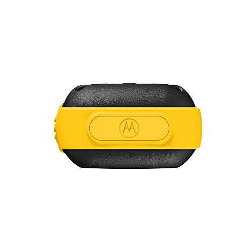 Motorola T470 Talkabout Two Way Radios, Long Range Emergency Rechargeable Waterproof Walkie Talkies 22 Channel, 35 Mile outdoor Black Yellow, 2 Pack
