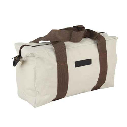 Garosa Wide Mouth Tool Bag Waterproof Wrench Bag Cable Bag Machine Storage Bag Canvas Case Handbag Gray for Electricians Plumbers Mechanics Handymen (20in)