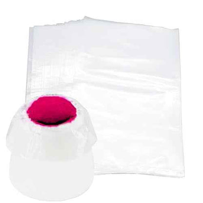 Paint Sprayer Cup Liners 50 Pcs Clear Spray Gun Bags Sprayer Cup Canister Liners for HVLP Wagner Paint Sprayer Parts Accessories Compatible with Most Spray Guns (7.8 x 11.8 Inch)