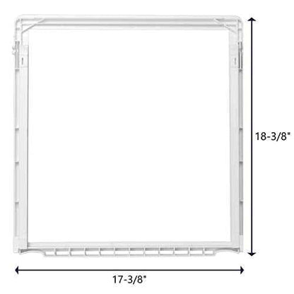 241969501 Refrigerator Shelf Frame With Glass, Refrigerator Drawer Cover for Frigidaire Replacement Shelf With 240443384 Glass (241969501 Refrigerator Shelf Frame With Glass)