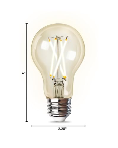 Feit Electric Smart Light Bulbs, 2.4Ghz WiFi Light Bulbs, No Hub Needed, Works with Alexa and Google, Dimmable 60 Watt = LED 9W, OM60/950CA/AG/3, 5000K Day Light, 3 Pack