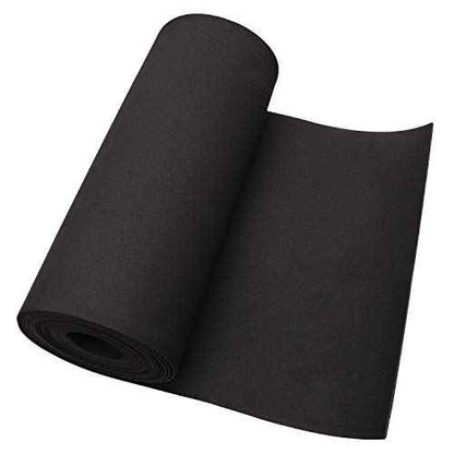 CASOMAN Professional Tool Box Liner, Drawer Liner, Shelf Liner, 18 inch(Wide) x 24 feet (Long), Non-Slip, Black