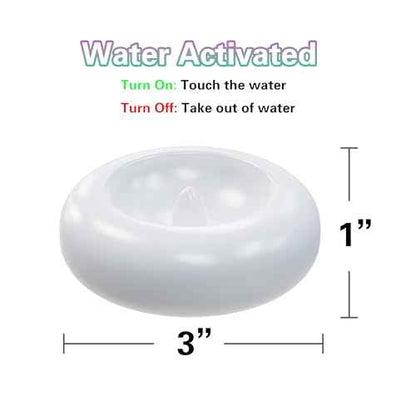 Aignis 48pcs Flameless LED Floating Candles, 120+ Hours Glow Time, 3 Inch Plastic Battery Operated Tealights, Cozy Warm White Light for Romantic Pool/Bathtub/Hot Bath/Wedding Centerpiece Decor