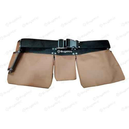 Buyohlic Heavy-Duty Polyester Tool Bag with 11 Pockets Double-Sided Design with Multiple Side Pockets
