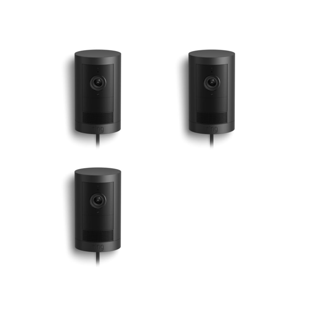 Introducing Ring Outdoor Cam Plus, Battery — Wide-Angle 2K Video with Ring Vision, Low-Light Sight for full-color night vision, Mount-Anywhere Versatility, White