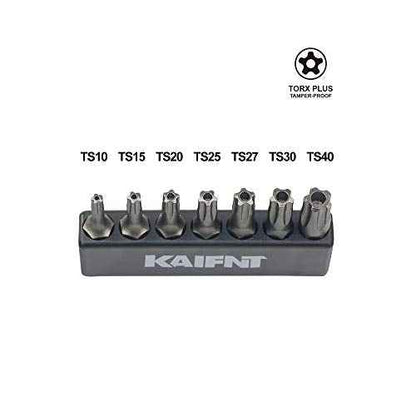 K001 Torx Plus 5-Point Tamper-Proof Security Bit Set, 7-Piece