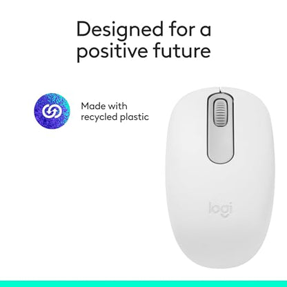 Logitech M196 Bluetooth Wireless Mouse, Compact and Portable Mouse for Laptops, Tablets and More, 12-Month Battery, Smooth Tracking, Compatible with PC and Mac, Windows and macOS - Rose