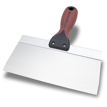 MARSHALLTOWN DuraSoft II Taping Knife, 8 Inch Stainless Steel Blade, For Drywall Finishing, 4508SD