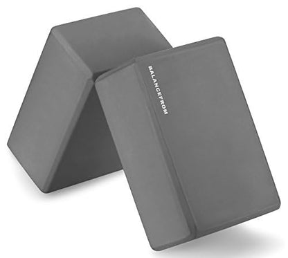 Fitvids Set of 2 High Density Premium - EVA Yoga Blocks, 9"x6"x4" Each