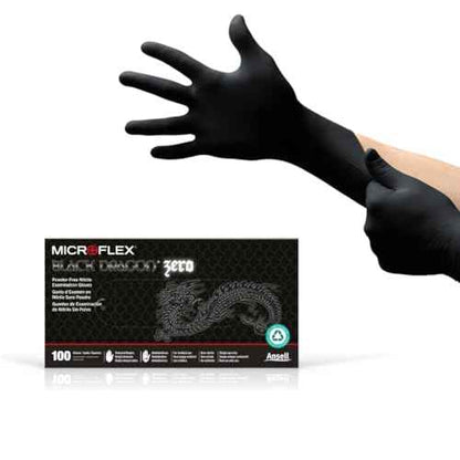 Disposable Nitrile Gloves w/Textured Fingertips for Medical, Industrial, Automotive Use