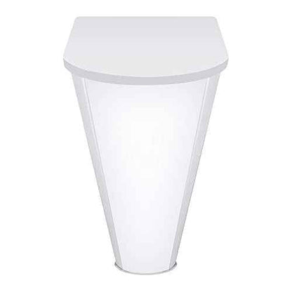 Metalux 4 ft. 3800 Lumens Integrated LED Dimmable White Wraparound Light, 4000K