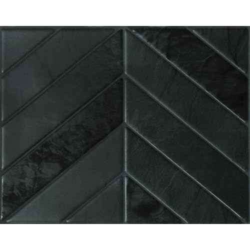 SMART TILES Peel and Stick Backsplash - 5 Sheets of 11.43" x 9" - 3D Adhesive Peel and Stick Tile Backsplash for Kitchen, Bathroom, Wall Tile