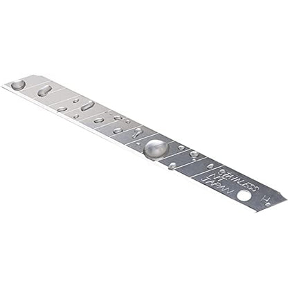 NT Cutter 9mm Stainless Steel Snap-Off Blades, 5-Blade/Pack, 1 Pack (BA5SS)