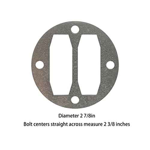 3 Set for for Central Pneumatic Compressor Parts,Central Pneumatic Harbor Freight air Compressor Head Gasket Test kit Reed Valve