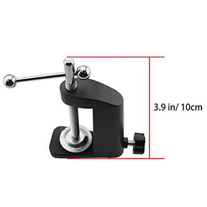 Black C-Clamp Cantilever Bracket Clamp Holder Desk Lamp Clip Fittings Base Hose DIY Swing Arm Lighting Accessory Metal Clamp