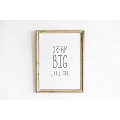 Set of 6 Unframed Baby Boy Wall Art Prints, Blue Elephant Wall Decor with Balloons for Boy's Room (8" x 10")