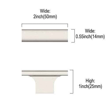 Asidrama 30 Pack Brushed Satin Nickel Kitchen Cabinet Knobs Drawer Cabinet Hardware Zinc Knobs for Dresser Drawers