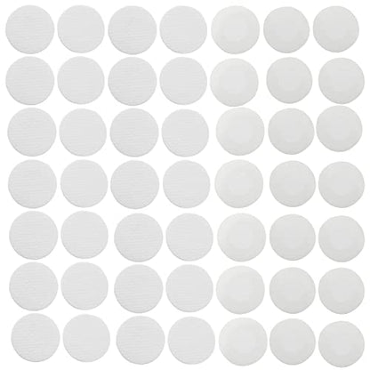 2 Pieces 64PCS 20mm Synthetic Filter Paper Stickers Filter Disc Mushroom Filter Disc Mushroom Applied Under Wide Mouth Jar Lid for Mushroom Cultivation
