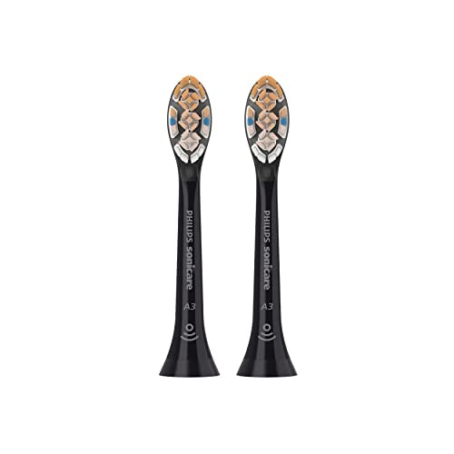 Philips Sonicare A3 All-in-One - Genuine Replacement Electric Toothbrush Heads, White, 4 Pack One Year Supply, HX9094/65