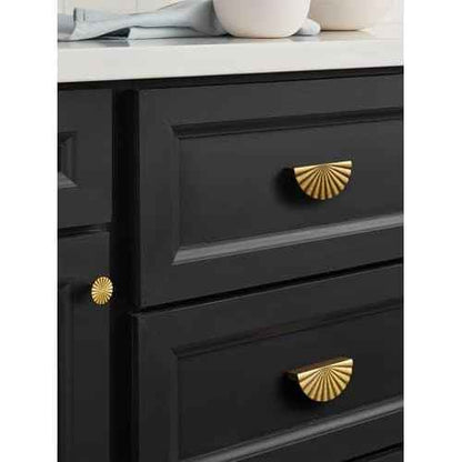 10 Pack Antique Brass Cabinet Pulls Cup Flat Vintage Drawer Pulls Kitchen Cupboard Bathroom Dresser Cabinet Hardware Handles Zinc Alloy