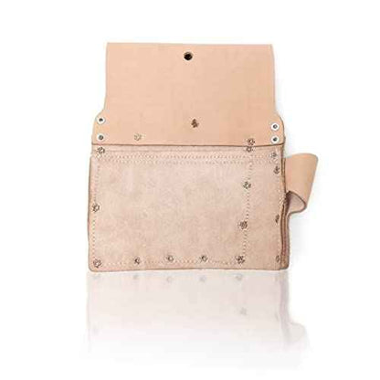 LAUTUS Oil Tanned Drywall Leather Tool Pouch Bag|Carpenter, Construction, Framers, Drywallers | 7 Pockets, 1 Hammer Holders | 100% Leather