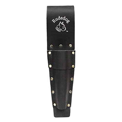 Single Bull Pin Holder - Premium Black Leather - Rudedog USA #3002