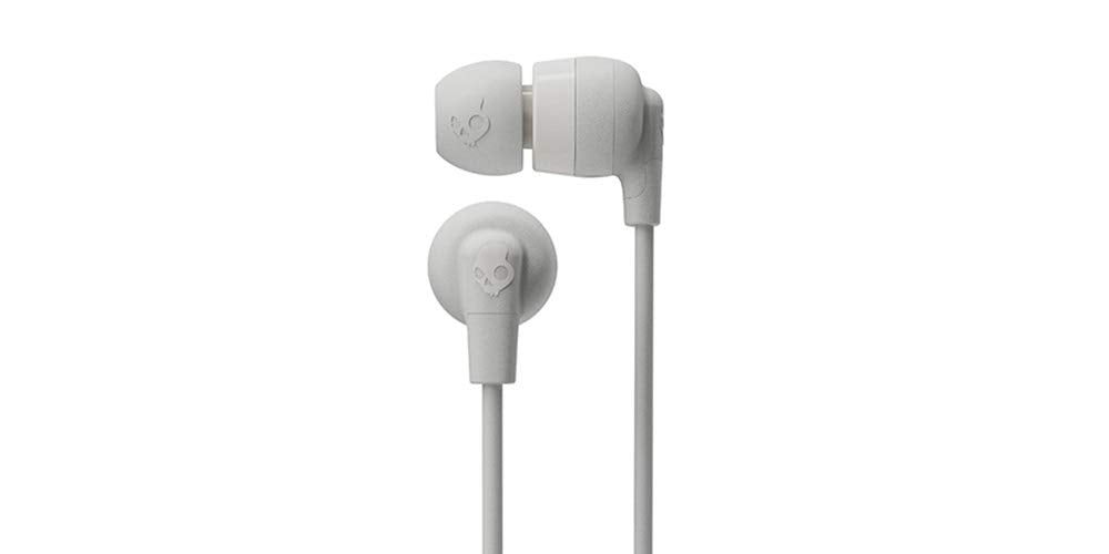 Skullcandy Ink'd+ in-Ear Wired Earbuds, Microphone, Works with Bluetooth Devices and Computers - Mod White