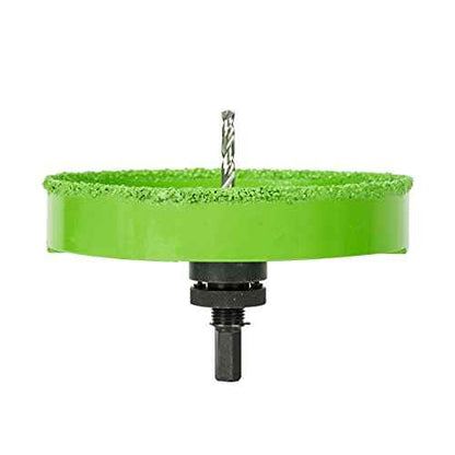 6-1/4 Inch Carbide Hole Saw for 6" Recessed Lights Can Lights, 6.25 Hole Saw Cutting Ceiling Plaster Drywall with Dust Bowl, 2X Faster