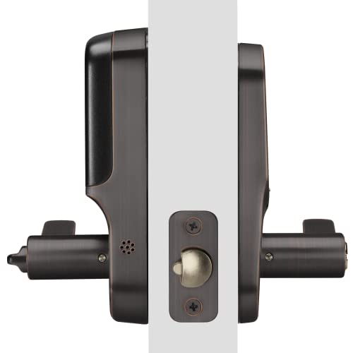 Yale Assure Lever - Keypad Lever Lock (for Doors with no deadbolt) - Keyless Entry with pin Code Unlocking and one-Touch or Auto-Locking - Black Suede